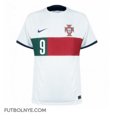 Camiseta Portugal Andre Silva #9 Visitante Equipación Mundial 2022 manga corta